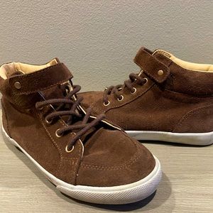 Janie & Jack Brown Leather Hightop